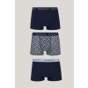 SPODNÁ BIELIZEŇ GANT G PATTERN TRUNK 3-PACK EVENING BLUE SPODNÁ BIELIZEŇ GANT G PATTERN TRUNK 3-PACK EVENING BLUE