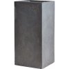 Mega Collections Kvetináč Clayfibre Cubi High autentická sivá 23 x 23 x 50 cm Mega Collections Kvetináč Clayfibre Cubi High autentická sivá 23 x 23 x 50 cm