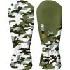 Wamu chlapecké softshellové rukavice Maskáč khaki