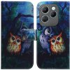 VSETKONAMOBIL 78087 ART Peňaženkový kryt pre Infinix Hot 40 / Hot 40 Pro OWL VSETKONAMOBIL 78087 ART Peňaženkový kryt pre Infinix Hot 40 / Hot 40 Pro OWL