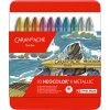 Sada voskových pastelů neocolor 10 ks metalické