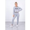 Dámska tepláková súprava s potlačou NASA 67829 - sivá Uni Dámska tepláková súprava s potlačou NASA 67829 - sivá Uni