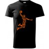 Hráč basketbalu ikony - Klasické pánske tričko vyššej gramáže - 2XL ( Čierna ) Hráč basketbalu ikony - Klasické pánske tričko vyššej gramáže - 2XL ( Čierna )
