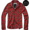 Brandit checkshirt červeno čierna