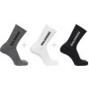 Odolné ponožky SALOMON Everyday Crew 3-Pack Black/White Čierna 36-38 Odolné ponožky SALOMON Everyday Crew 3-Pack Black/White Čierna 36-38