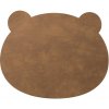 LIND Detské prestieranie BEAR Nupo prírodné koža 38x30cm