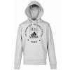 Adidas Karate mikina s kapucňou Farba: Sivá, Veľkosť: M Adidas Karate mikina s kapucňou Farba: Sivá, Veľkosť: M