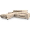 Wilsondo Rohová rozkladacia sedačka s úložným priestorom Noto - krémová Strana: Ľavá Wilsondo Rohová rozkladacia sedačka s úložným priestorom Noto - krémová Strana: Ľavá