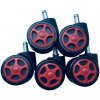 Koliesko na MRacer, Paladin, pogumované, priemer 60 mm, čap 11 mm – červené Koliesko na MRacer, Paladin, pogumované, priemer 60 mm, čap 11 mm – červené