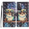 Peňaženkové 3D puzdro na OPPO Reno12 5G Pro - Roztomilá Sova Peňaženkové 3D puzdro na OPPO Reno12 5G Pro - Roztomilá Sova