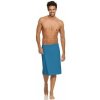 NordicSPA saunovací vaflový kilt pre mužov 80x150cm petrolejovo modrá NordicSPA saunovací vaflový kilt pre mužov 80x150cm petrolejovo modrá