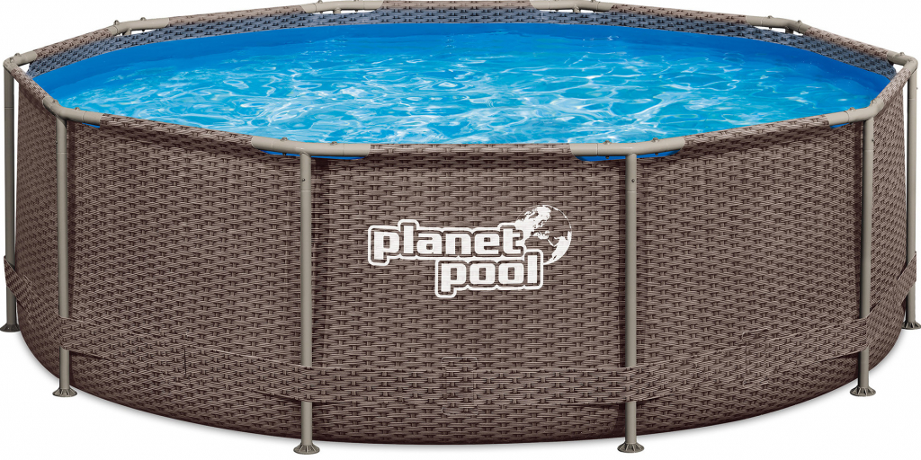Planet Pool Frame 305 x 91 cm ratan
