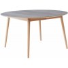 Okrúhly rozkladací jedálenský stôl s keramickou doskou ø 135 cm Meza – Hammel Furniture Okrúhly rozkladací jedálenský stôl s keramickou doskou ø 135 cm Meza – Hammel Furniture