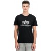 tričko street ALPHA INDUSTRIES Basic Čierna tričko street ALPHA INDUSTRIES Basic Čierna