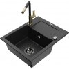 MEXEN/S MEXEN/S - Enzo granitový drez 1-miska s odkvapkávačom vrátane batérie Flora, čierna/strieborná metalík 6506-73-670401-57-B MEXEN/S MEXEN/S - Enzo granitový drez 1-miska s odkvapkávačom vrátane batérie Flora, čierna/strieborná metalík 6506-73-670401-57-B