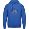 AWDis Hoodie Mikina - Dúha s nápisom - Beautiful like a rainbow - Blu reale - M - Pánske AWDis Hoodie Mikina - Dúha s nápisom - Beautiful like a rainbow - Blu reale - M - Pánske
