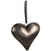Clayre & Eef Šedé antik závesné kovové srdce L - 23*4*22 cm - Clayre & Eef Clayre & Eef Šedé antik závesné kovové srdce L - 23*4*22 cm - Clayre & Eef