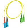 FIBRAIN Optický patchcord SC/APC - SC/PC 12m, Gold, 2.8mm, duplex, SM, G657A1 FIBRAIN Optický patchcord SC/APC - SC/PC 12m, Gold, 2.8mm, duplex, SM, G657A1