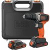 BLACK+DECKER Príklepová dvojrýchlostná aku vŕtačka, 2x aku, nabíjačka BCD003C2K BLACK+DECKER Príklepová dvojrýchlostná aku vŕtačka, 2x aku, nabíjačka BCD003C2K