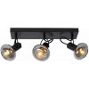 LUCIDE 17993/03/30 MADEE stropné bodové svietidlo/spot 3x E14/25W čierna/dymové sklo LUCIDE 17993/03/30 MADEE stropné bodové svietidlo/spot 3x E14/25W čierna/dymové sklo