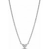 PANDORA náhrdelník Srdce s tromi kameňmi 393014c01-45 PANDORA náhrdelník Srdce s tromi kameňmi 393014c01-45
