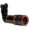 Objektív na mobil 8x18 mm s klipom Objektív na mobil 8x18 mm s klipom