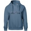 Stafordšírsky bulteriér EKG - Oversized mikina dámská Moon - kratšia + širšia - M ( Denim ) Stafordšírsky bulteriér EKG - Oversized mikina dámská Moon - kratšia + širšia - M ( Denim )