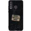 Picasee silikonový černý obal pro Huawei P30 Lite - SORRY Picasee silikonový černý obal pro Huawei P30 Lite - SORRY