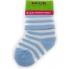 Modré pruhované chlapecké kojenecké ponožky Nathan 1 pár
