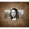 Čiernobiela Mona Lisa - 3dielny 90x60cm Čiernobiela Mona Lisa - 3dielny 90x60cm