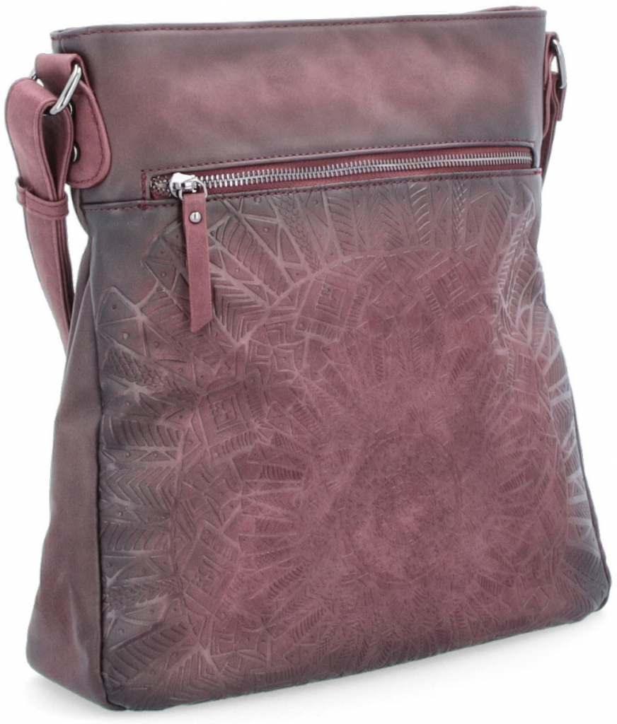 Indee kabelka crossbody bordó 6280 BO