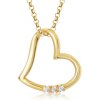 SOFIA DIAMONDS zlatý prívesok srdce s diamantmi 0,03 H/I AUAOQP14J0P-H-I SOFIA DIAMONDS zlatý prívesok srdce s diamantmi 0,03 H/I AUAOQP14J0P-H-I