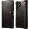 Puzdro kožené Denior na Samsung Galaxy S24 Ultra čierne Puzdro kožené Denior na Samsung Galaxy S24 Ultra čierne
