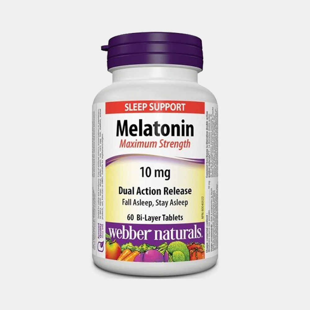 Webber Naturals Melatonín 10 mg 60 tabliet