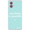 Picasee silikónový prehľadný obal pre Motorola Moto G84 5G - Anything is possible Picasee silikónový prehľadný obal pre Motorola Moto G84 5G - Anything is possible