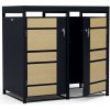 Blumfeldt BinSafe box na odpadky 2 odpadkové koše 240 l pozinkovaná oceľ KG29-2door-maplebl-p Blumfeldt BinSafe box na odpadky 2 odpadkové koše 240 l pozinkovaná oceľ KG29-2door-maplebl-p