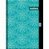 Notes poznámkový SNOWFLAKE A5 138x205 mm štvorčekový 96 listov Notes poznámkový SNOWFLAKE A5 138x205 mm štvorčekový 96 listov