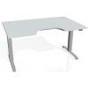 Pracovný stôl Motion Ergo, ZO, 2S, 160x70,5-120,5x90 cm, sivá/sivá Pracovný stôl Motion Ergo, ZO, 2S, 160x70,5-120,5x90 cm, sivá/sivá