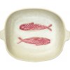 MADAM STOLTZ Keramická zapekacia misa Red Fish MADAM STOLTZ Keramická zapekacia misa Red Fish