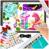 PODSVIETENÁ KRESLIACA DOSKA A4 LED TABLET NA KRESLENIE, PREPISOVANIE + 48 FIXIEK PODSVIETENÁ KRESLIACA DOSKA A4 LED TABLET NA KRESLENIE, PREPISOVANIE + 48 FIXIEK