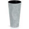 Strend Pro Kvetináč TUBUS Slim Beton 250x475 mm, vzhľad betón