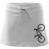 Bicykel na výšku - Športová sukne - two in one - XS ( Biela ) Bicykel na výšku - Športová sukne - two in one - XS ( Biela )