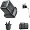 Joyroom JR-TCG17 45W nabíječka do zásuvky 2 x USB-C (britská zástrčka) - černá Joyroom JR-TCG17 45W nabíječka do zásuvky 2 x USB-C (britská zástrčka) - černá