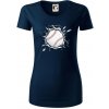 Baseball lopta v triku - Dámske tričko z organickej bavlny Origin (GOTS) - XS ( Tmavomodrá (takmer čierna) ) Baseball lopta v triku - Dámske tričko z organickej bavlny Origin (GOTS) - XS ( Tmavomodrá (takmer čierna) )
