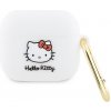 Hello Kitty Silicone 3D Kitty Head puzdro pre Apple AirPods 3 – biele Hello Kitty Silicone 3D Kitty Head puzdro pre Apple AirPods 3 – biele