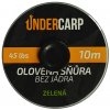 UnderCarp Olověná šňůra bez jádra Zelená 45lb 10m