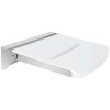 BEMETA | Sedátko do sprchy 46,2x12 cm strieborná/biela | 347125011 BEMETA | Sedátko do sprchy 46,2x12 cm strieborná/biela | 347125011