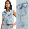 Vesta Lee CROPPED RIDER VEST Odtiene dažďa 112363461 L Vesta Lee CROPPED RIDER VEST Odtiene dažďa 112363461 L