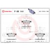 Sada brzdových platničiek, vždy 4 kusy v sade BREMBO P 85 141 (P85141) Sada brzdových platničiek, vždy 4 kusy v sade BREMBO P 85 141 (P85141)