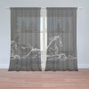 Sablio Záclony Vodný kôň: 2ks 150x250cm Sablio Záclony Vodný kôň: 2ks 150x250cm